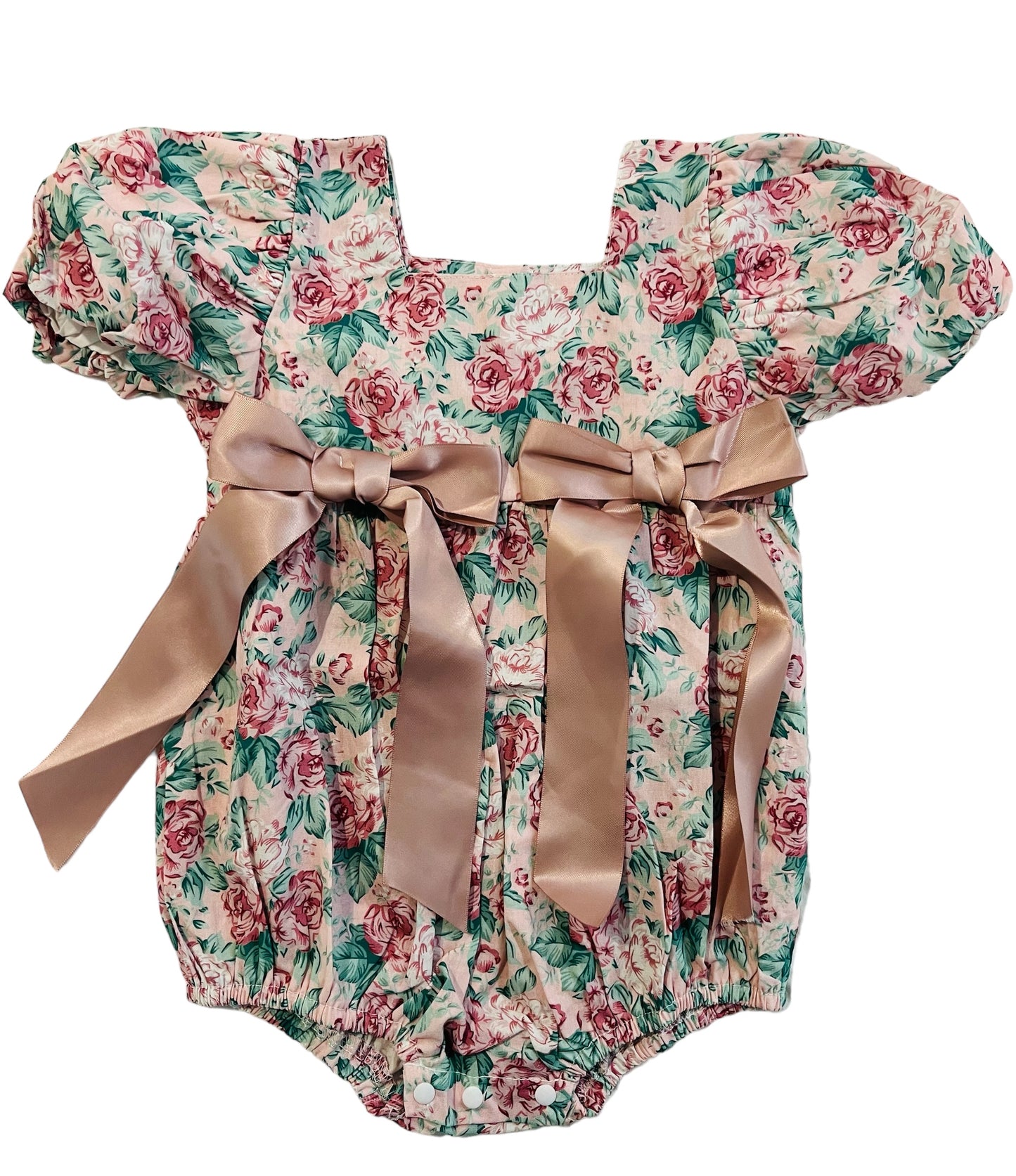 Floral Bow Romper