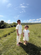 Willow Stripe-Linen Boys Shirt