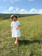 Little Blue Blooms- Bamboo Dress