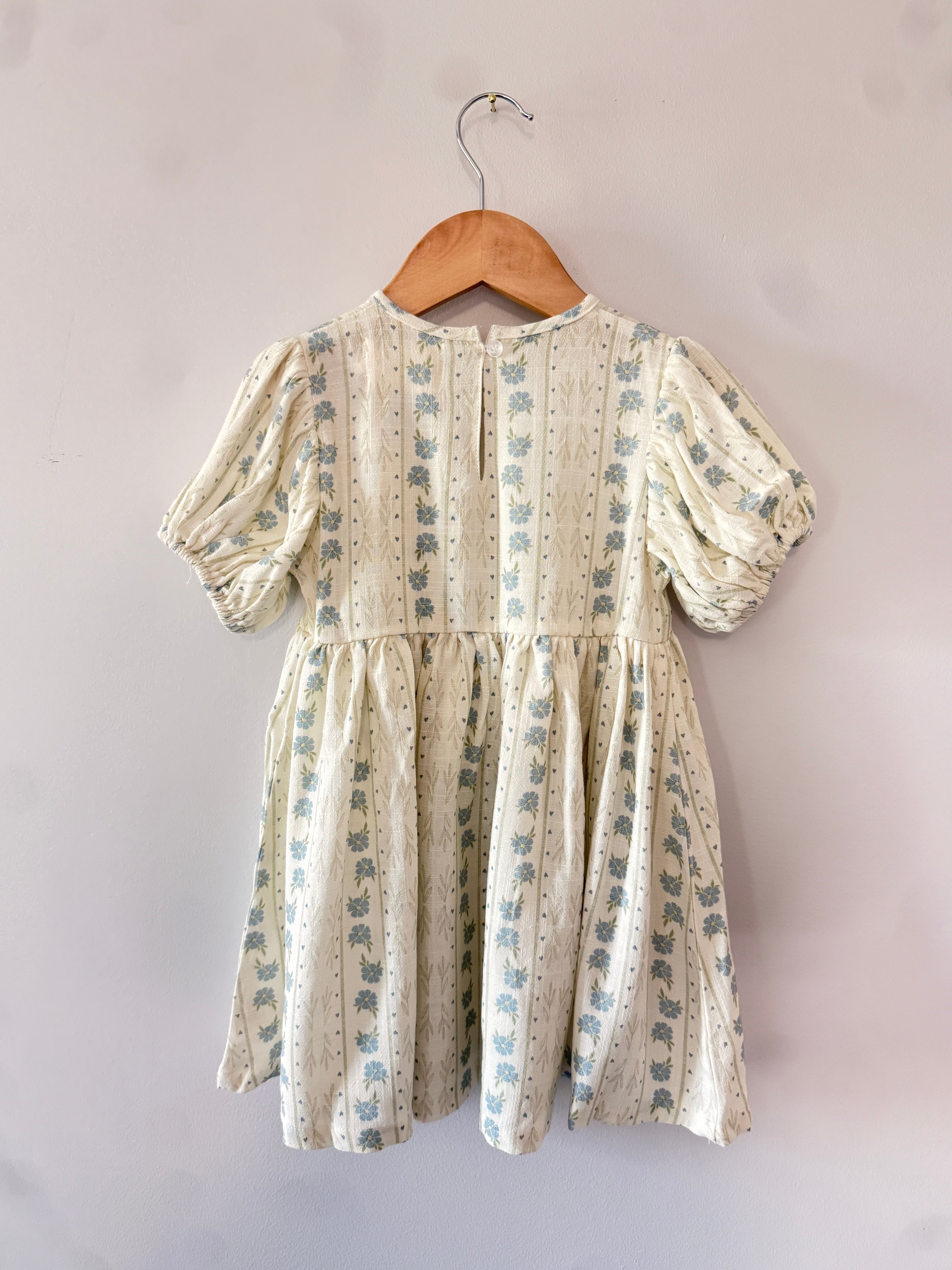 Harbor Bloom-Linen Dress