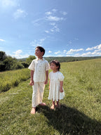 Willow Stripe-Linen Boys Shirt