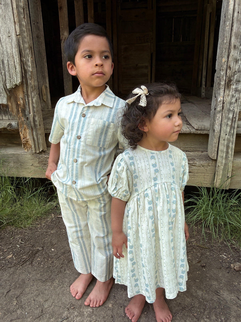 Harbor Bloom-Linen Dress