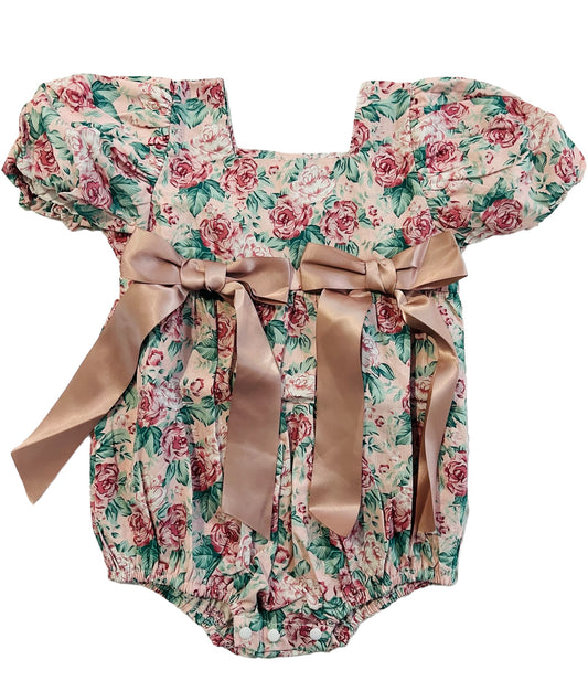 Floral Bow Romper