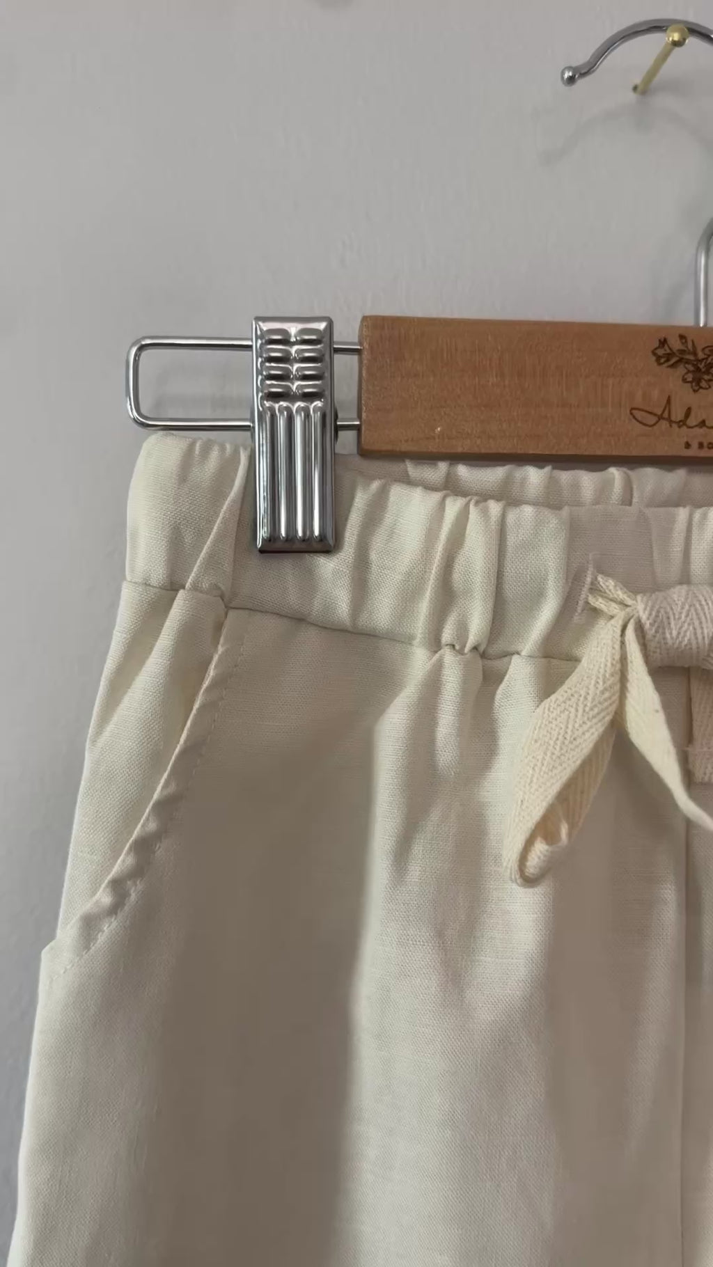 Heirloom Ivory-Linen Boys Pants