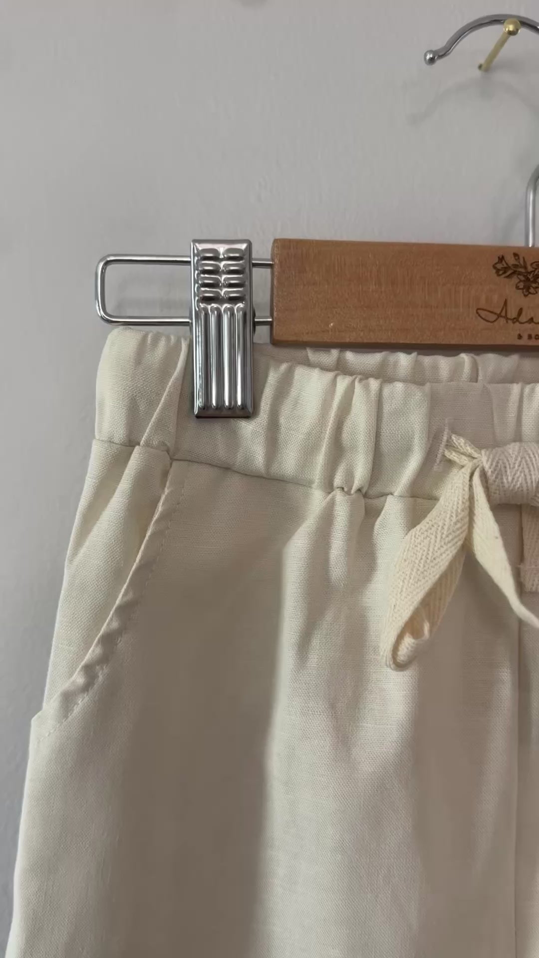 Heirloom Ivory-Linen Boys Pants