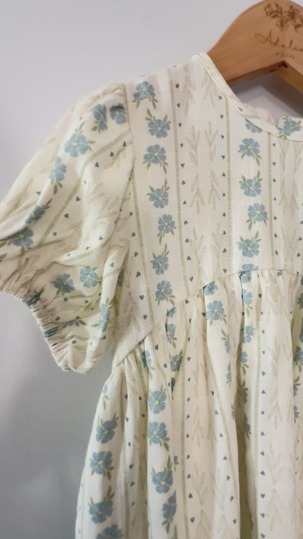 Harbor Bloom-Linen Dress