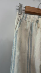 Blue Cedar Stripe-Linen Boys Pants
