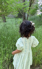 Harbor Bloom-Linen Dress
