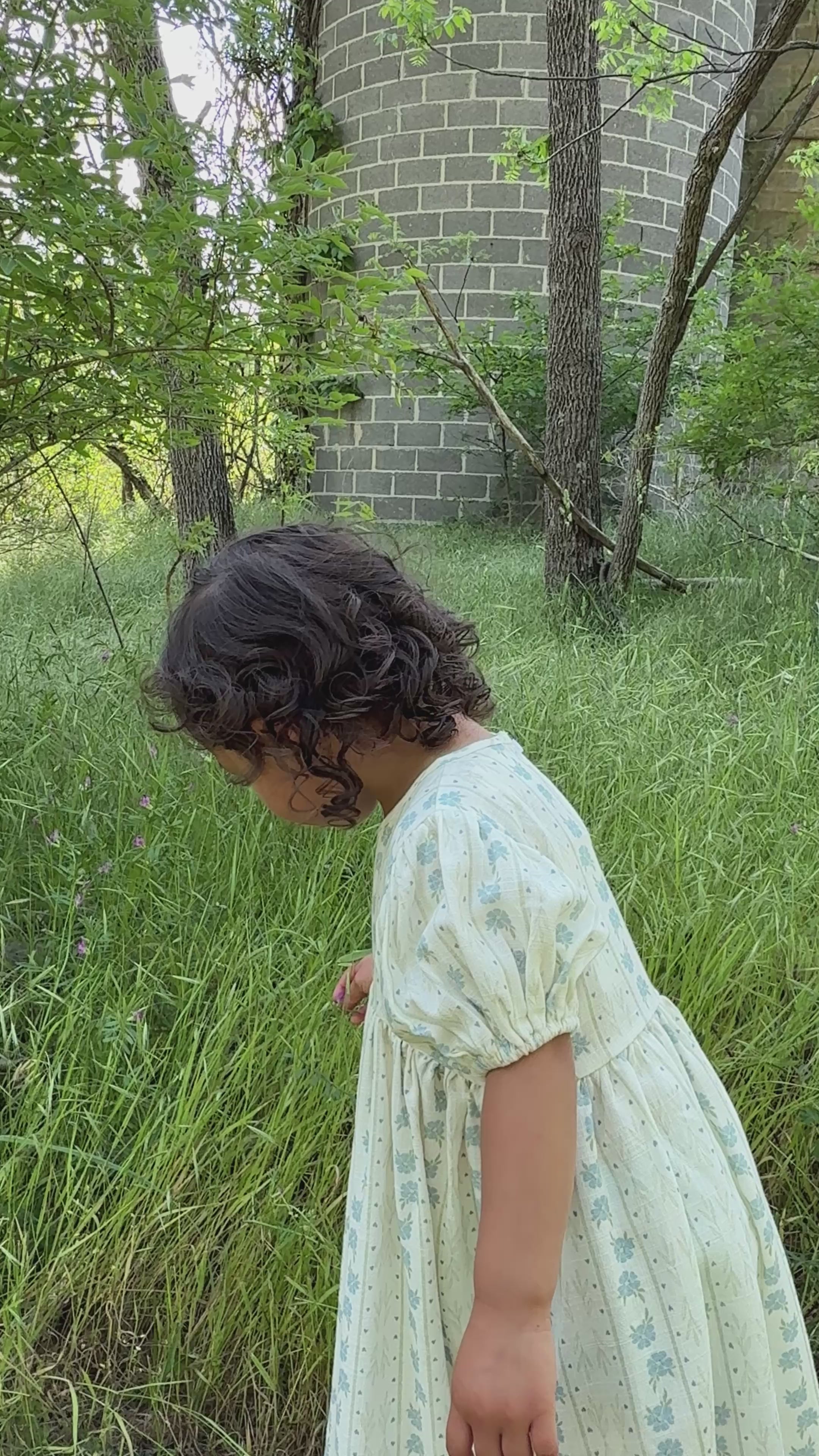 Harbor Bloom-Linen Dress